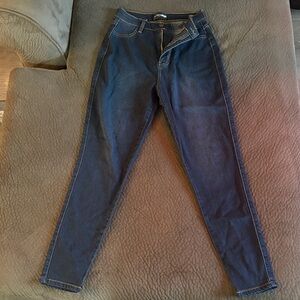 Fashion Nova Dark Blue Skinny Jeans